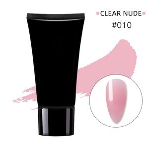 Polygel Nail Kit - Clear Nude - UV Led Lamp